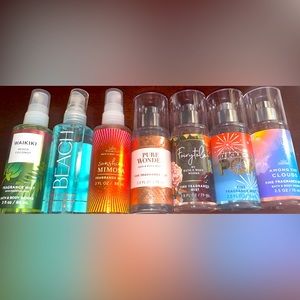 Bath & body works fine fragrance mists